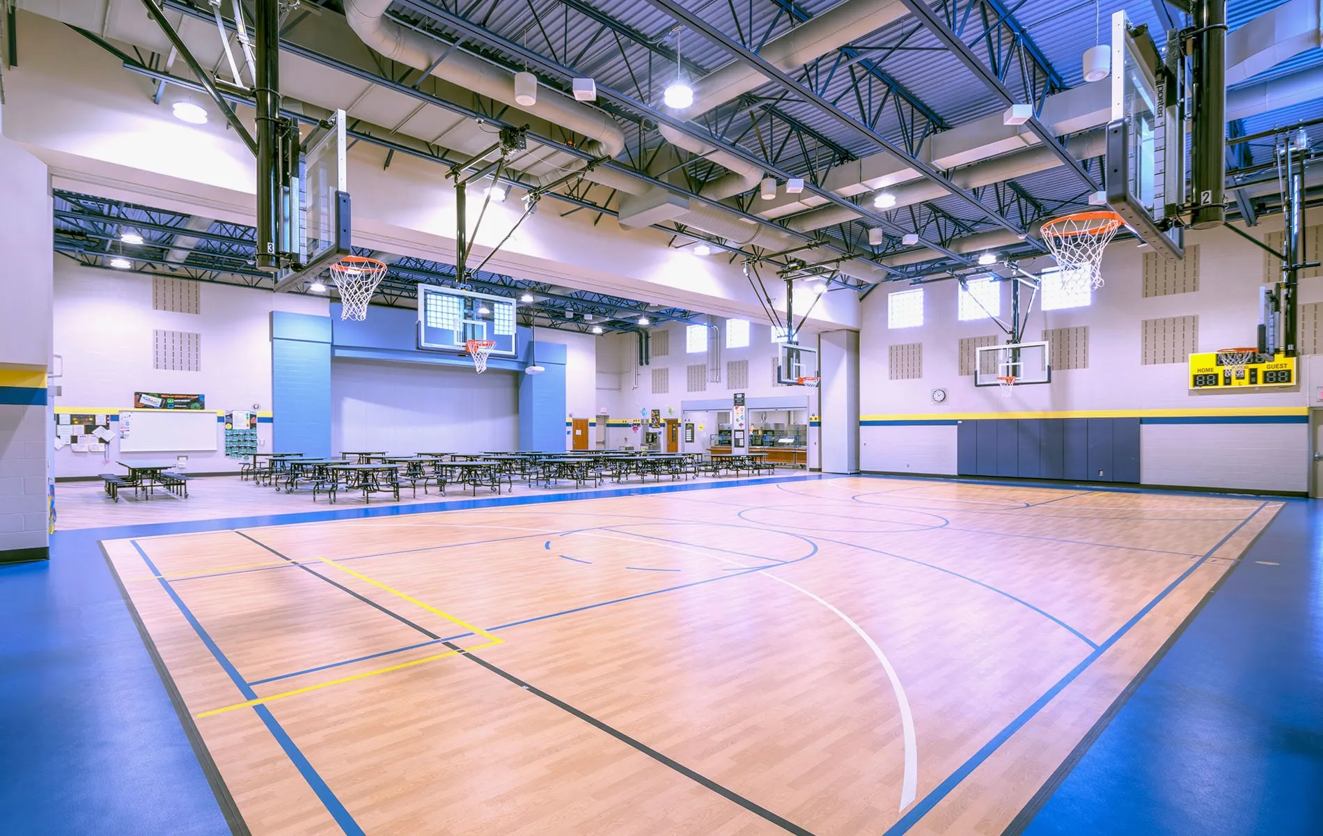 New elementary gymnasium and cafetorium